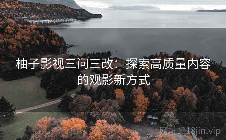 柚子影视三问三改:探索高质量内容的观影新方式 柚子影视三问三改:探索高质量内容的观影新方式